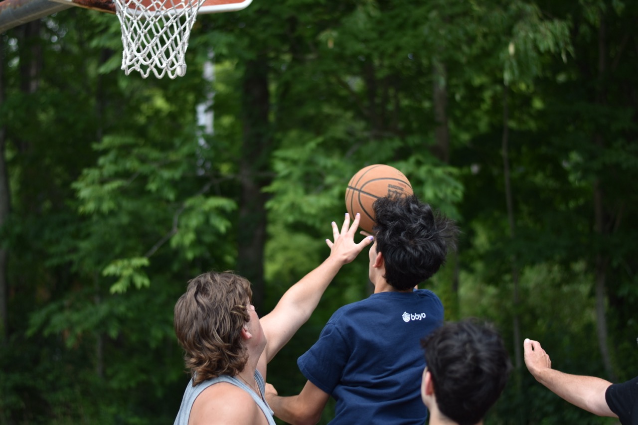 Group of people celebrating on stage