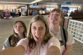 Group of people celebrating on stage