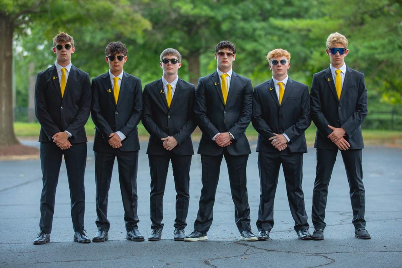 Group of people celebrating on stage