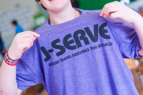 Group of people celebrating on stage