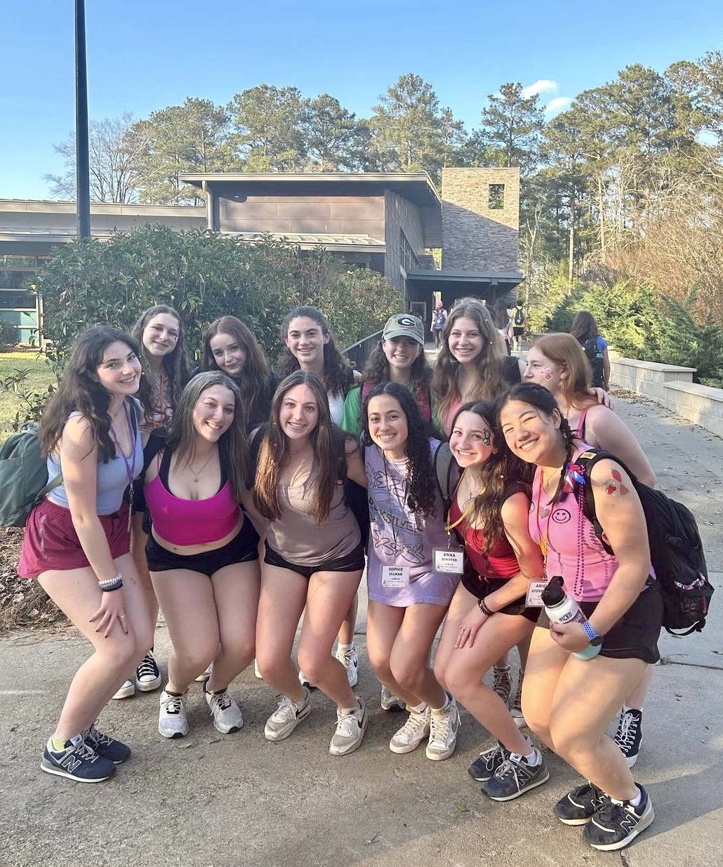 Group of people celebrating on stage