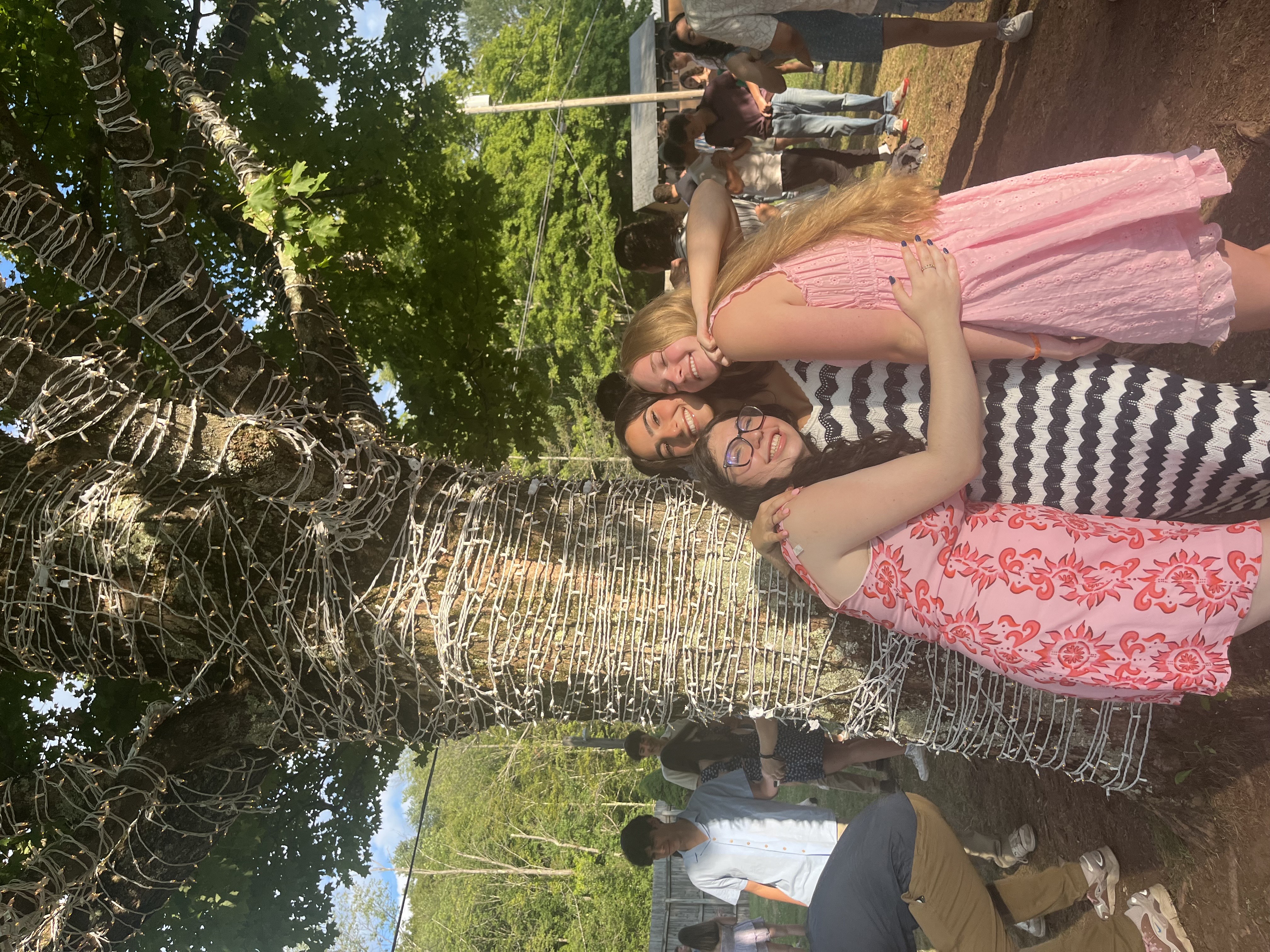 Group of people celebrating on stage