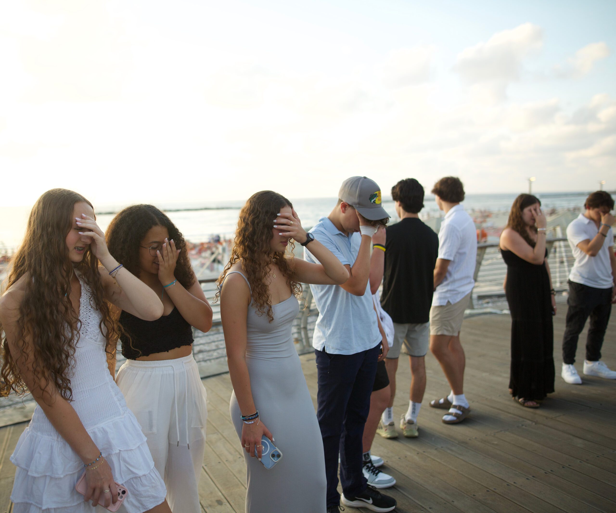Group of people smiling outdoors