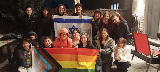 Group of people celebrating on stage