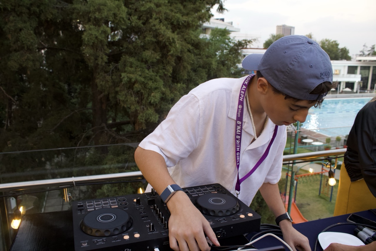 Group of people celebrating on stage
