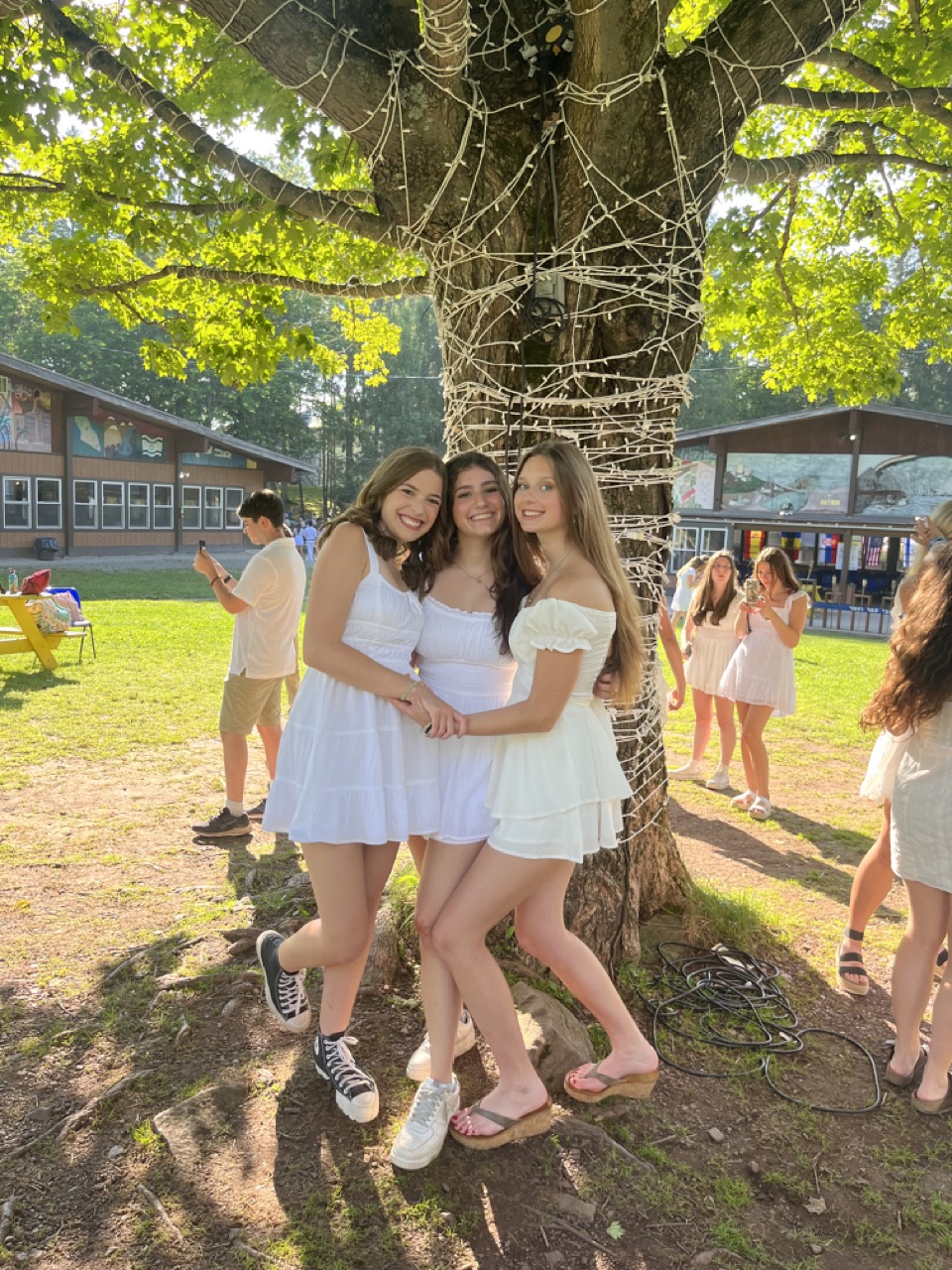 Group of people celebrating on stage