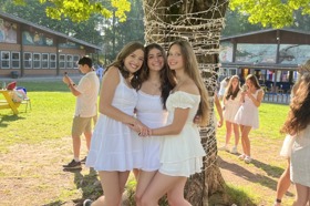 Group of people celebrating on stage