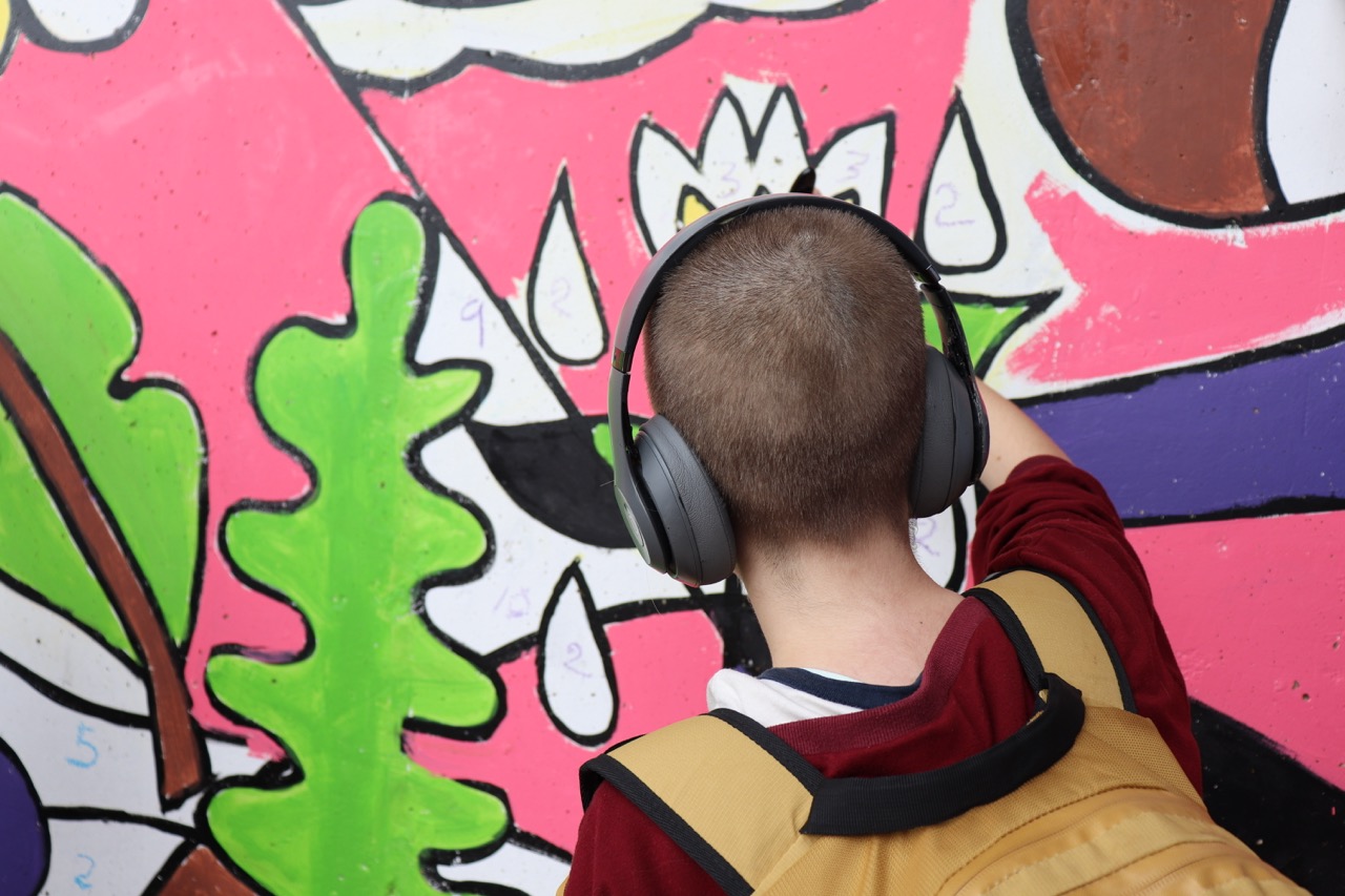 Group of people celebrating on stage