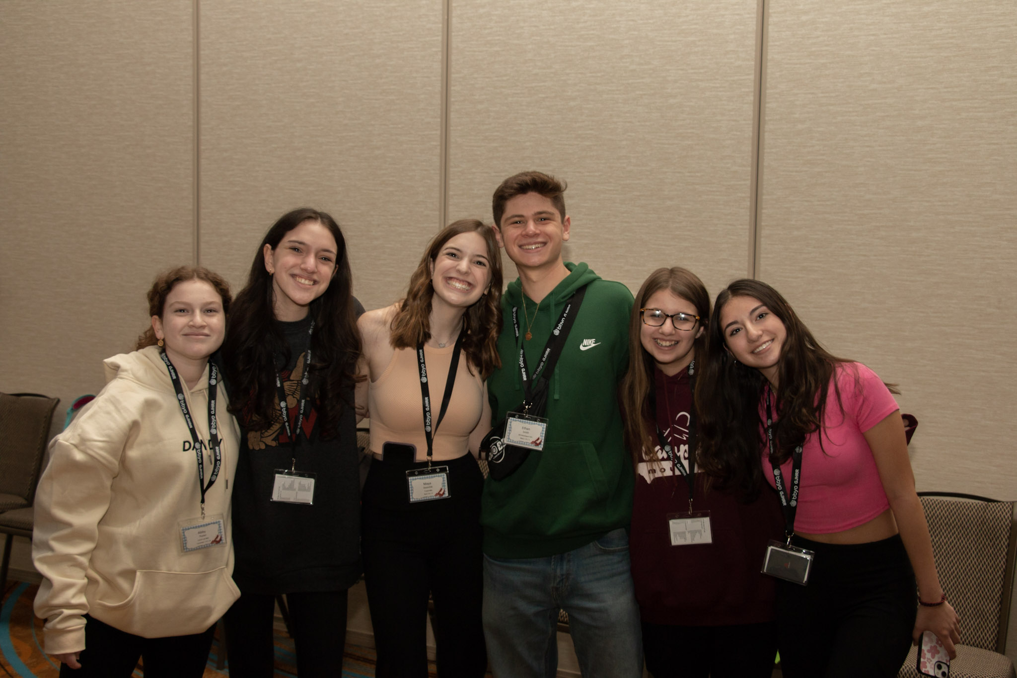 Group of people celebrating on stage