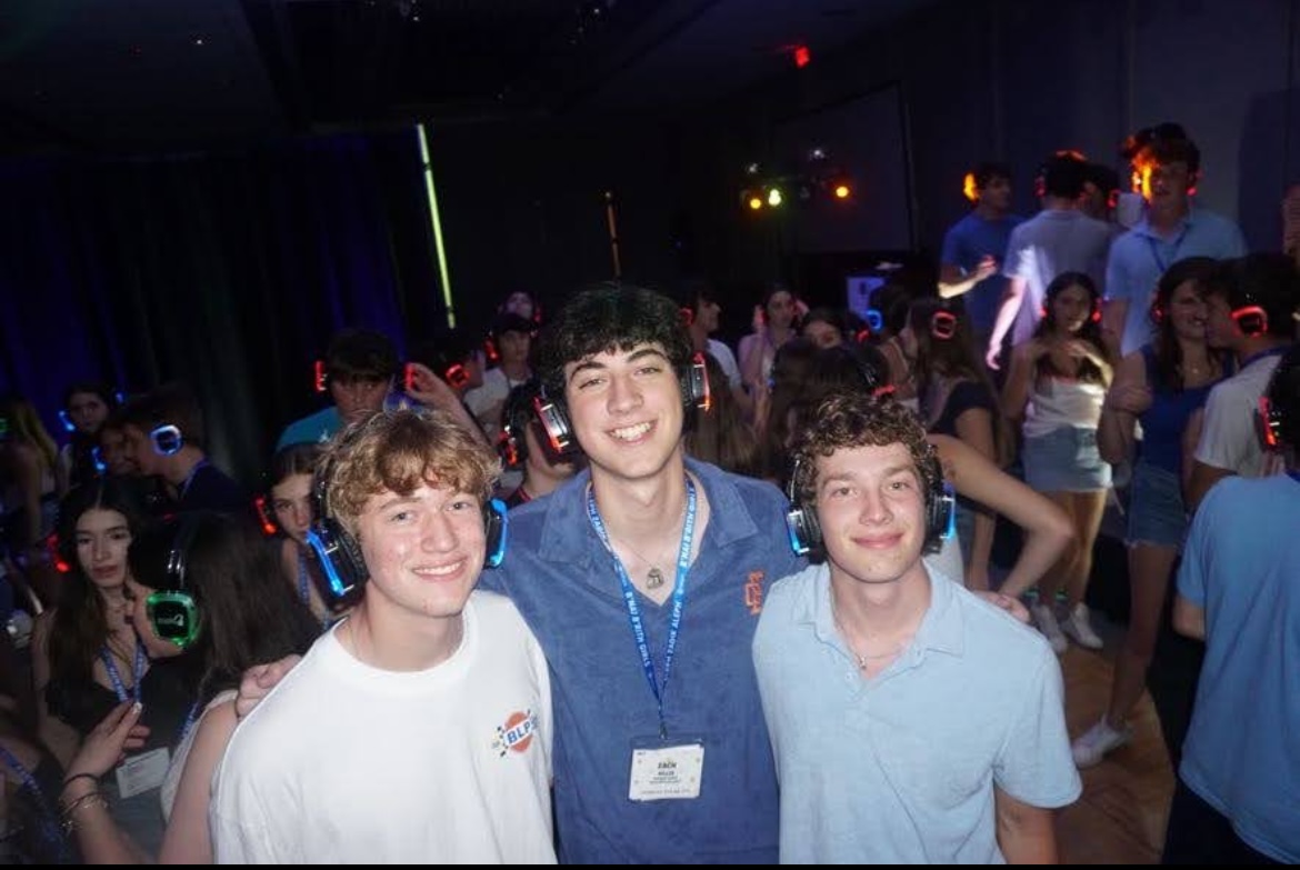 Group of people celebrating on stage