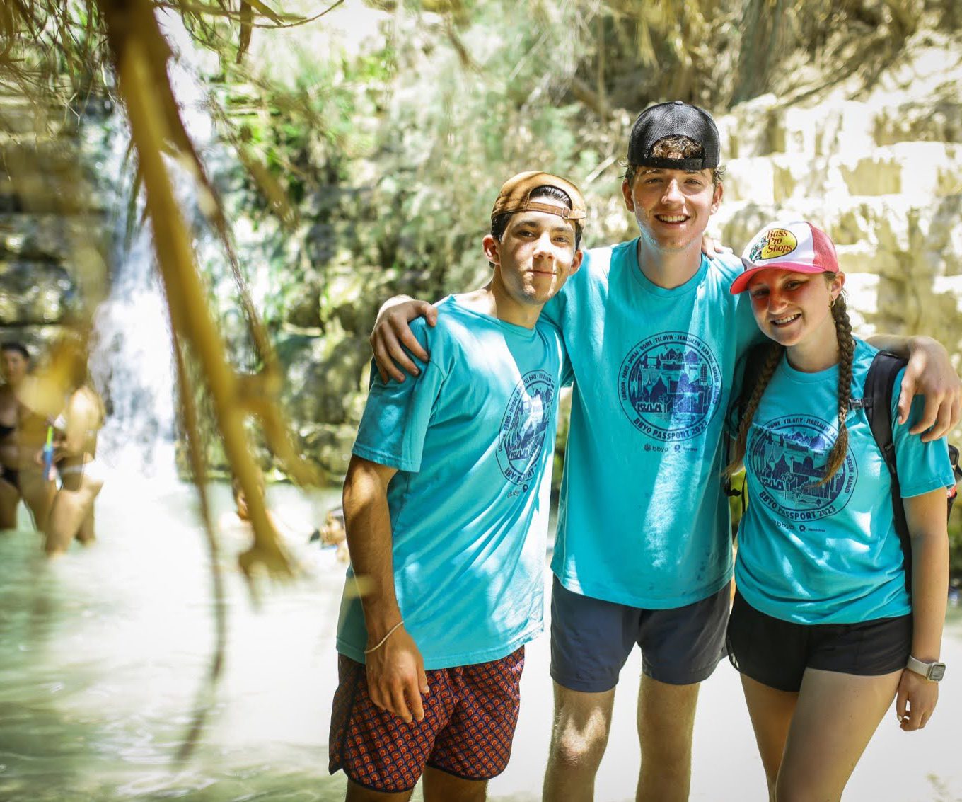 Group of people smiling outdoors