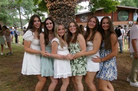 Group of people celebrating on stage