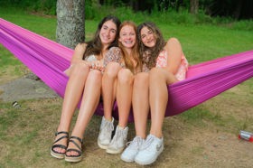 Group of people celebrating on stage
