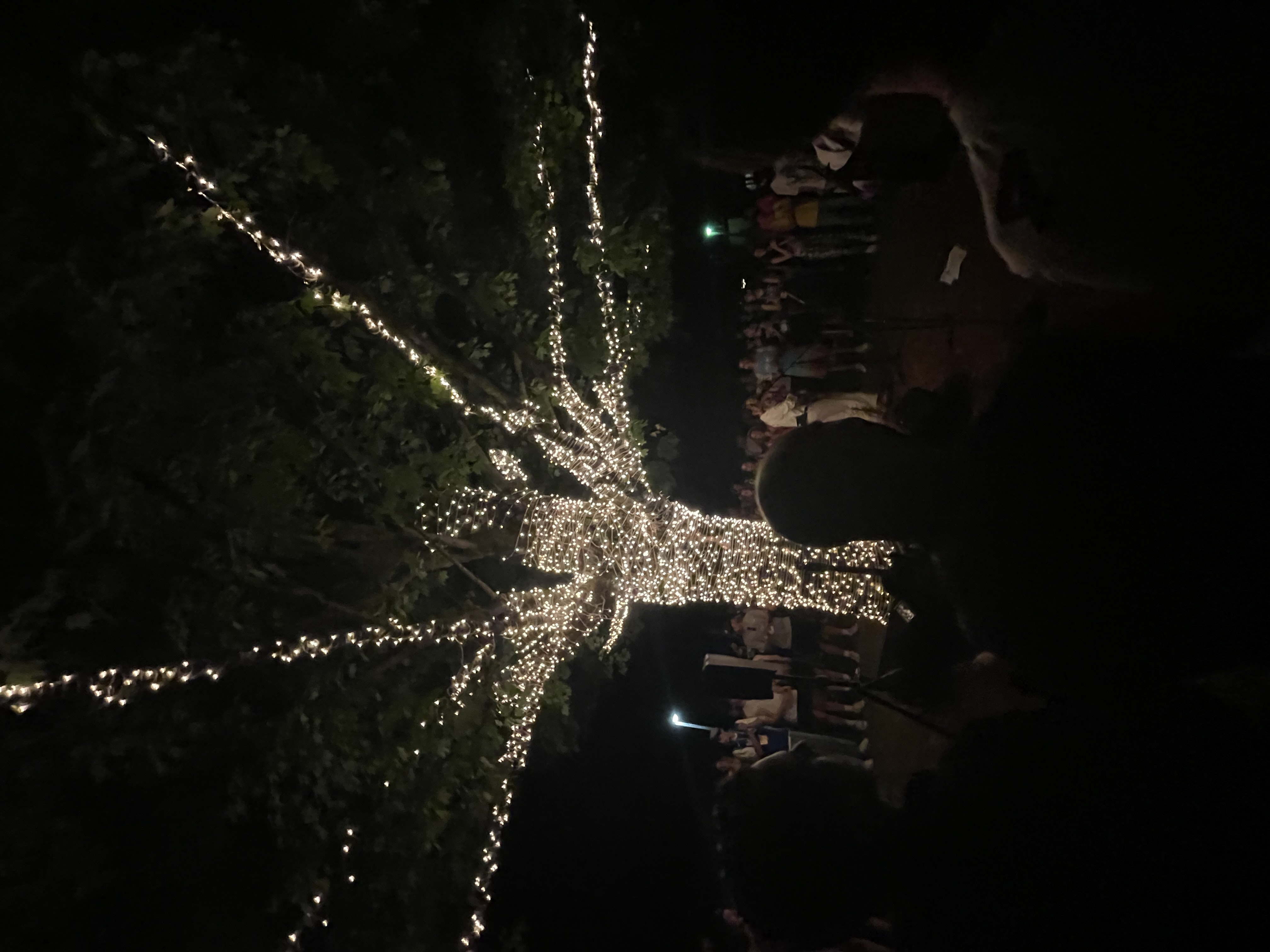 Group of people celebrating on stage