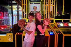 Group of people celebrating on stage