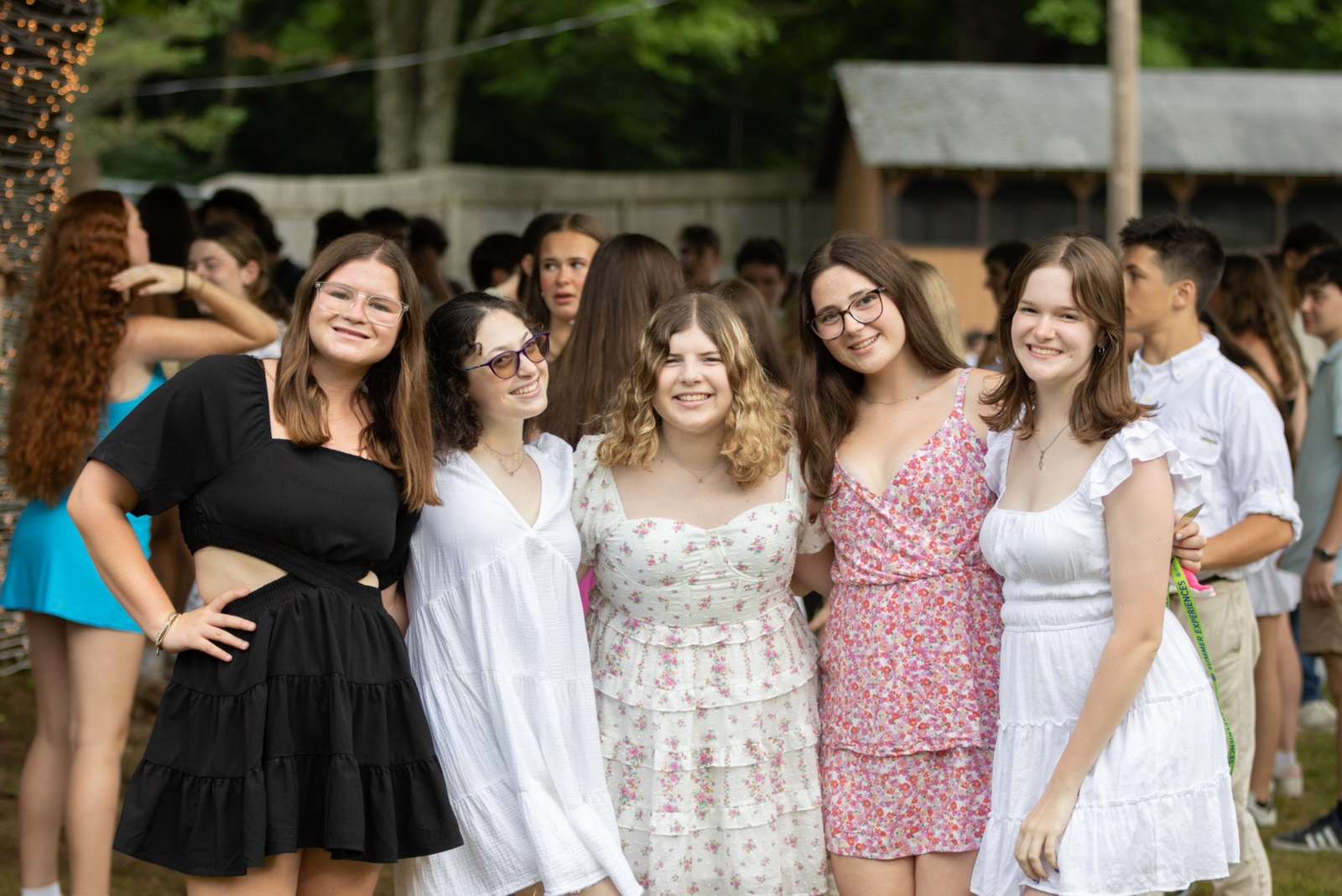 Group of people smiling outdoors