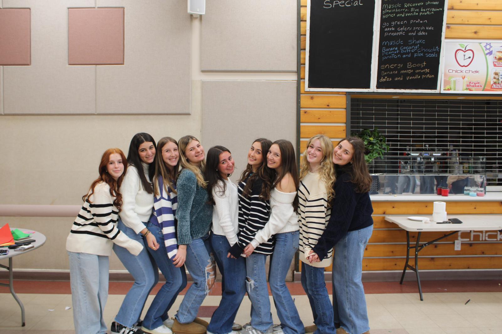 Group of people celebrating on stage