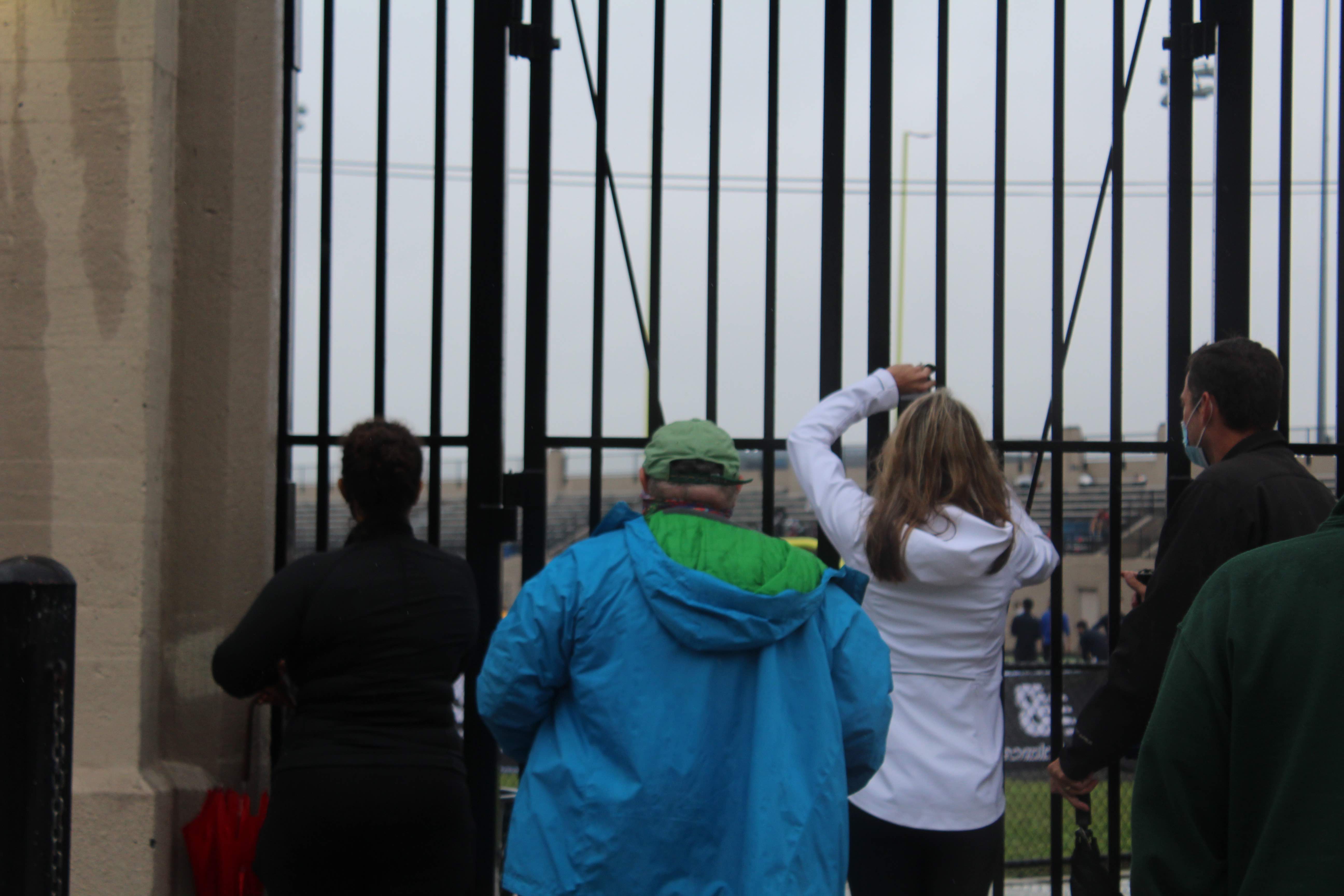 Group of people celebrating on stage