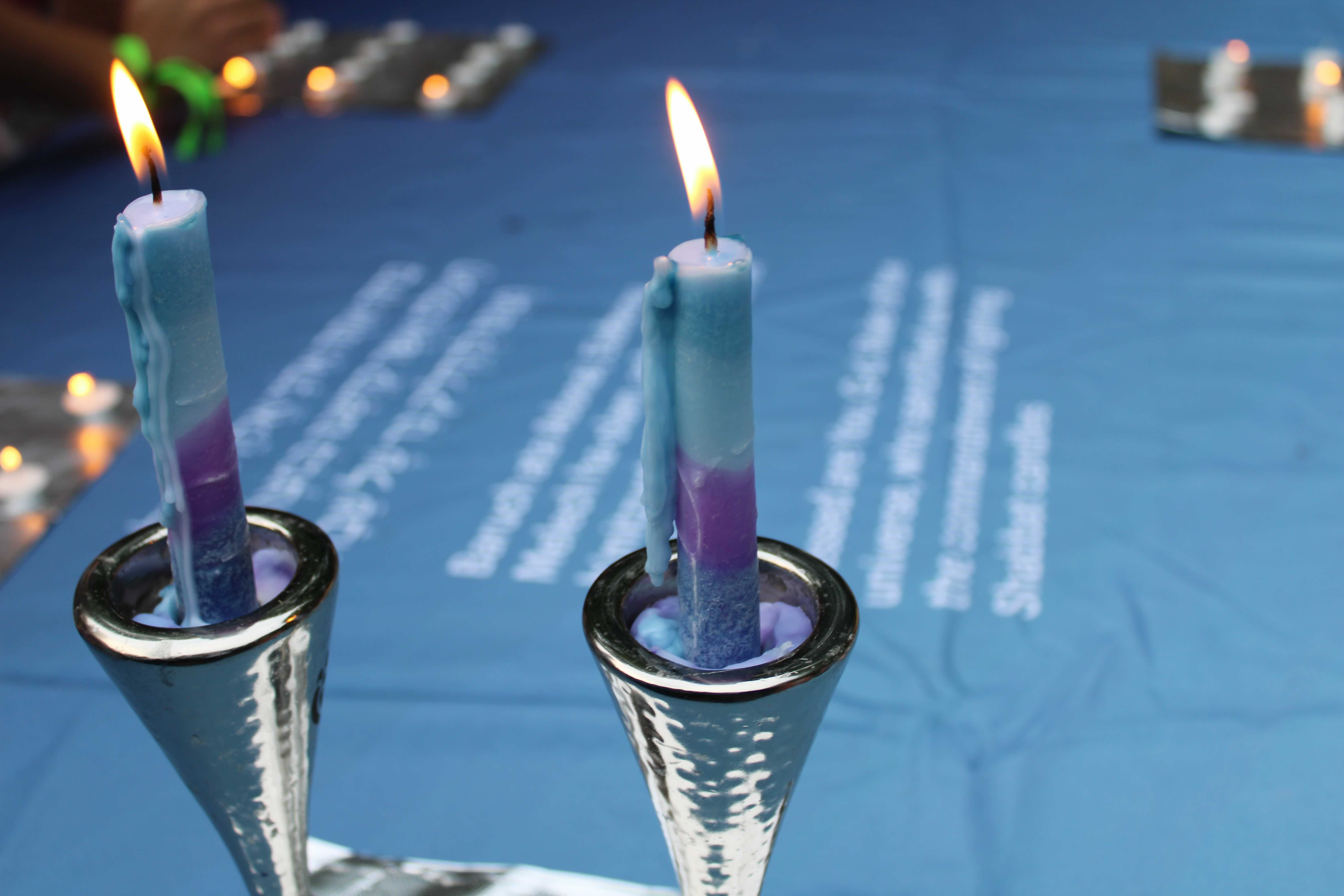 Group of people celebrating on stage