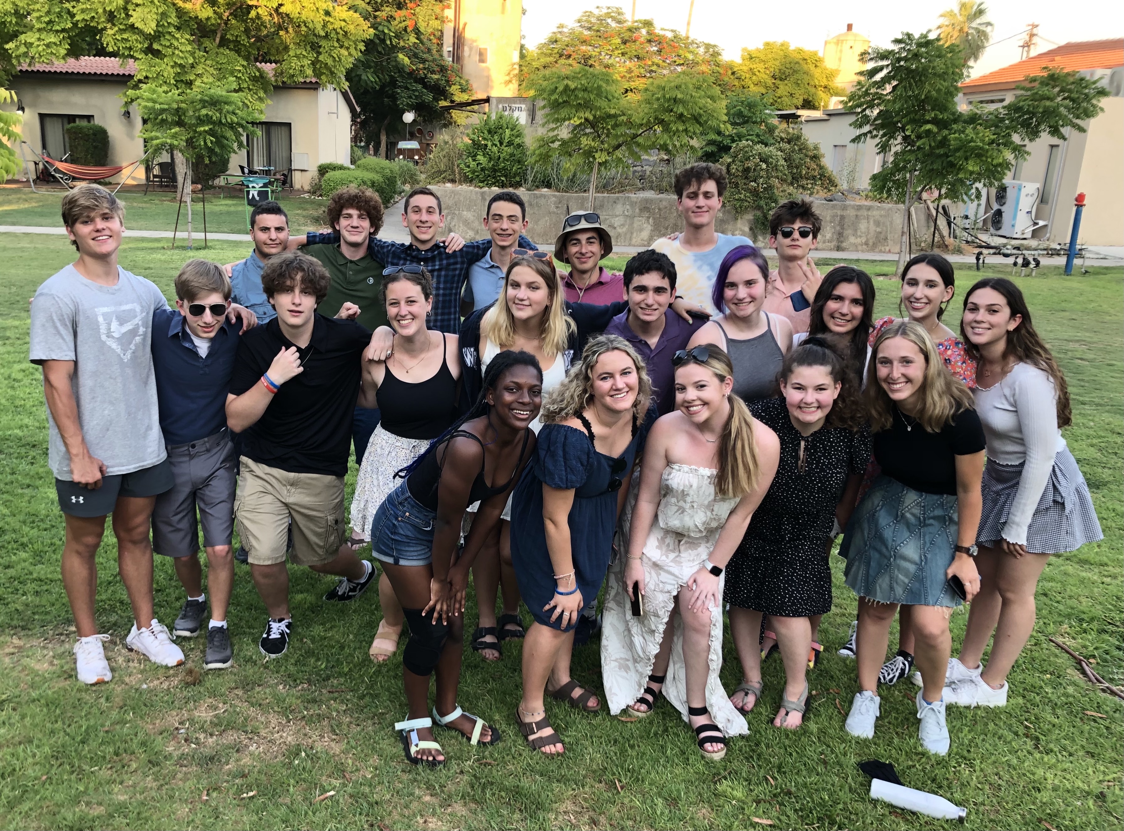 Group of people celebrating on stage