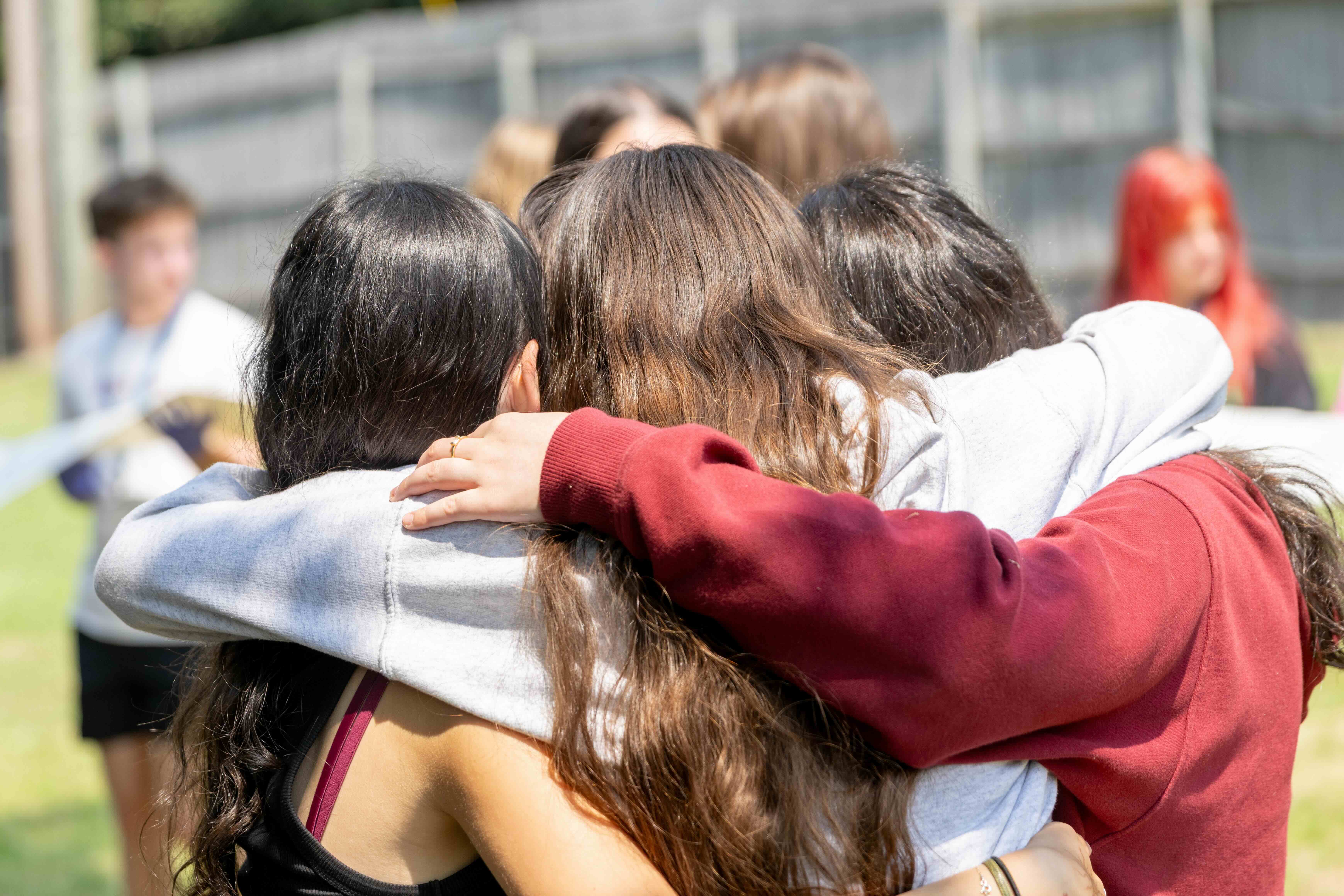 Group of people celebrating on stage