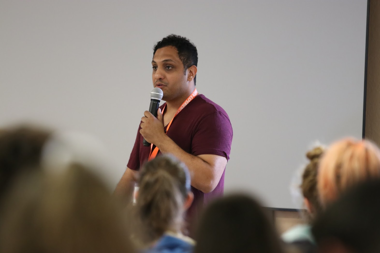 Group of people celebrating on stage