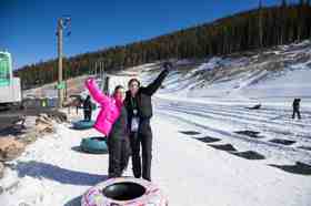 Group of people celebrating on stage