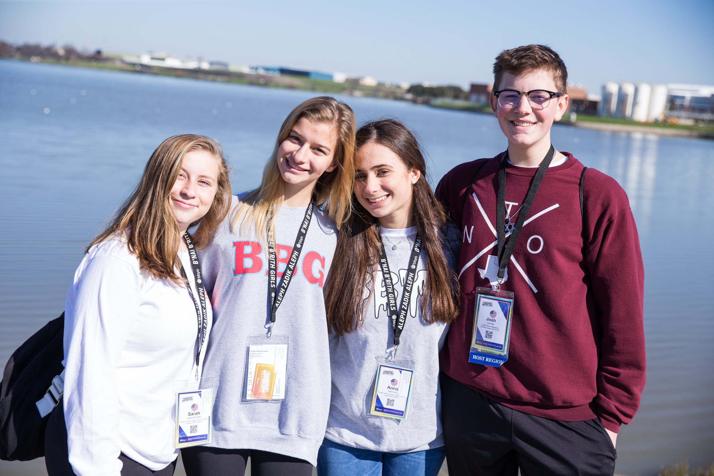 Group of people celebrating on stage