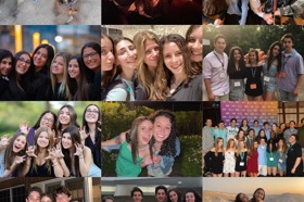 Group of people celebrating on stage