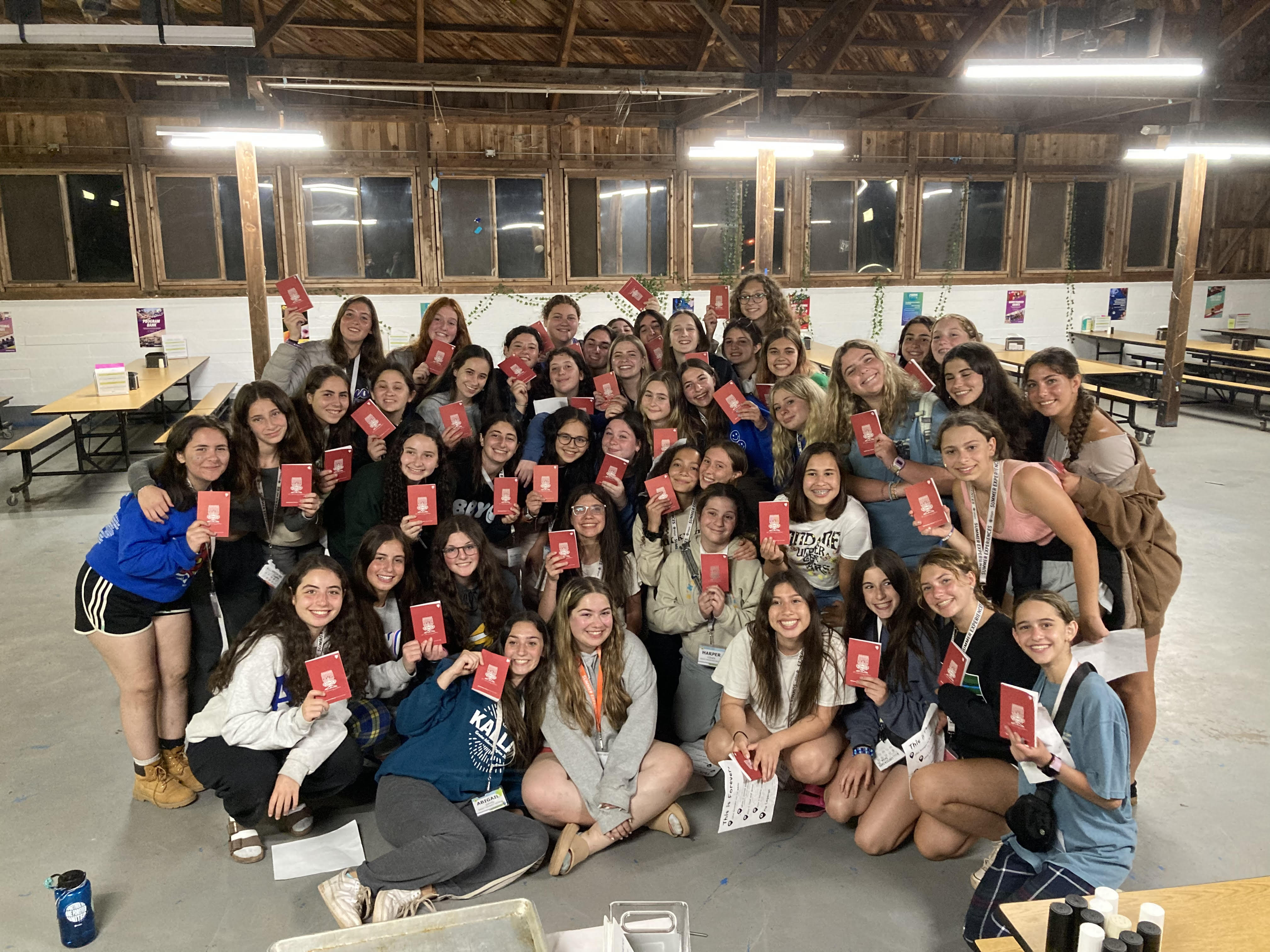 Group of people celebrating on stage