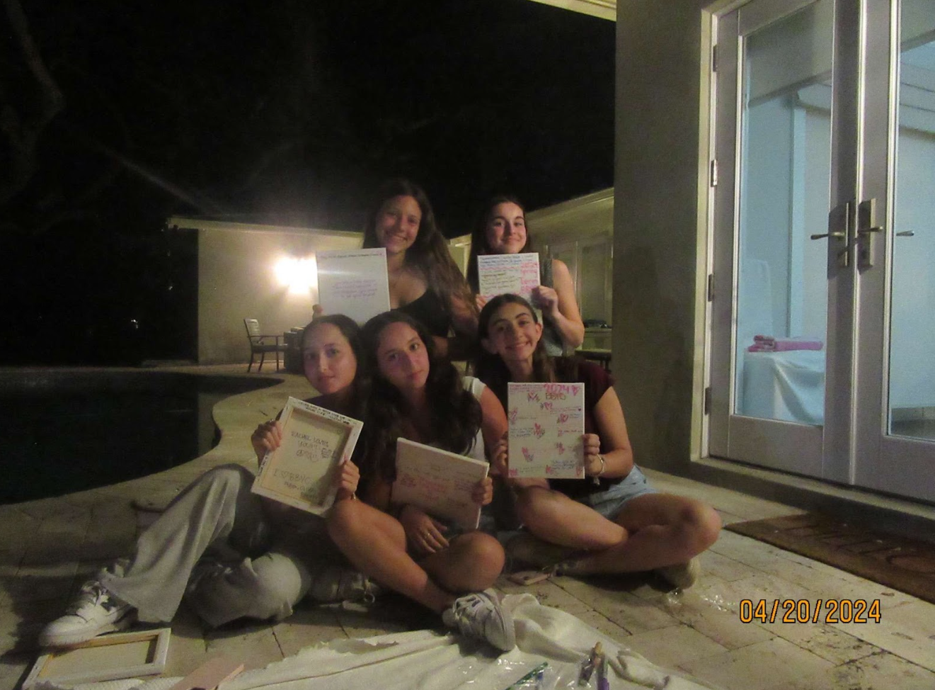 Group of people celebrating on stage