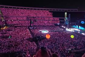 Group of people celebrating on stage