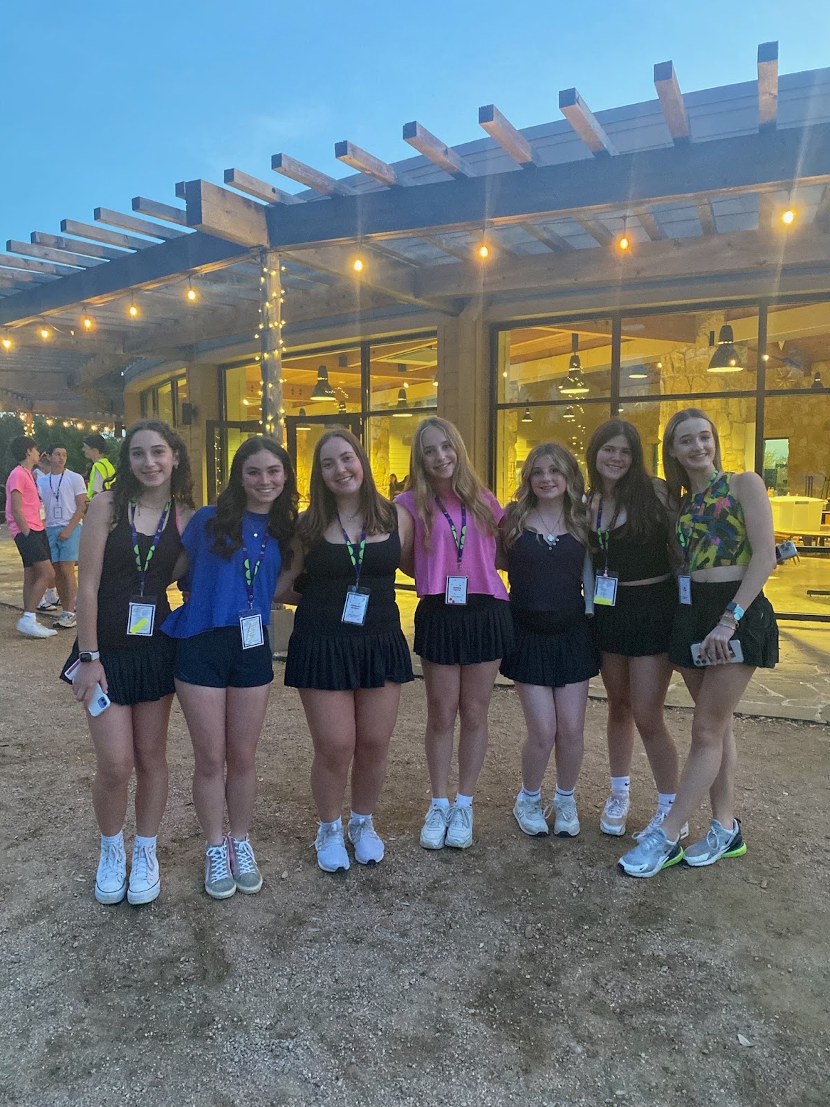 Group of people celebrating on stage