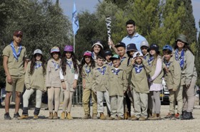 Group of people celebrating on stage