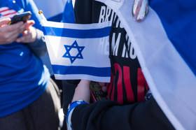 Group of people celebrating on stage