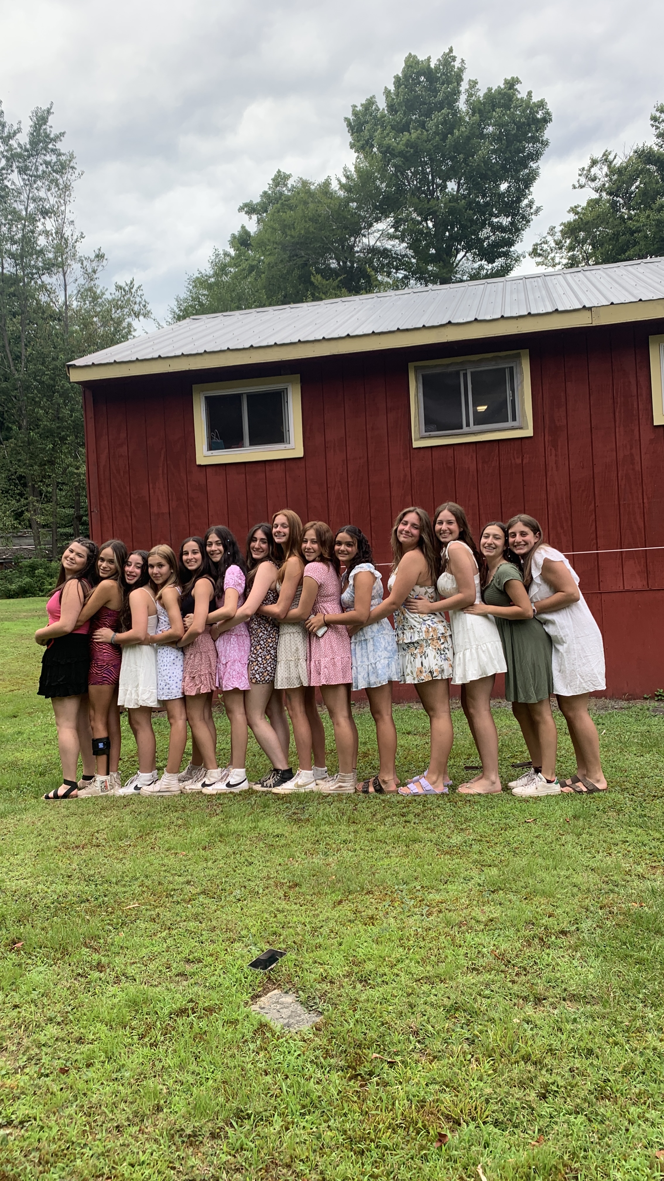 Group of people celebrating on stage