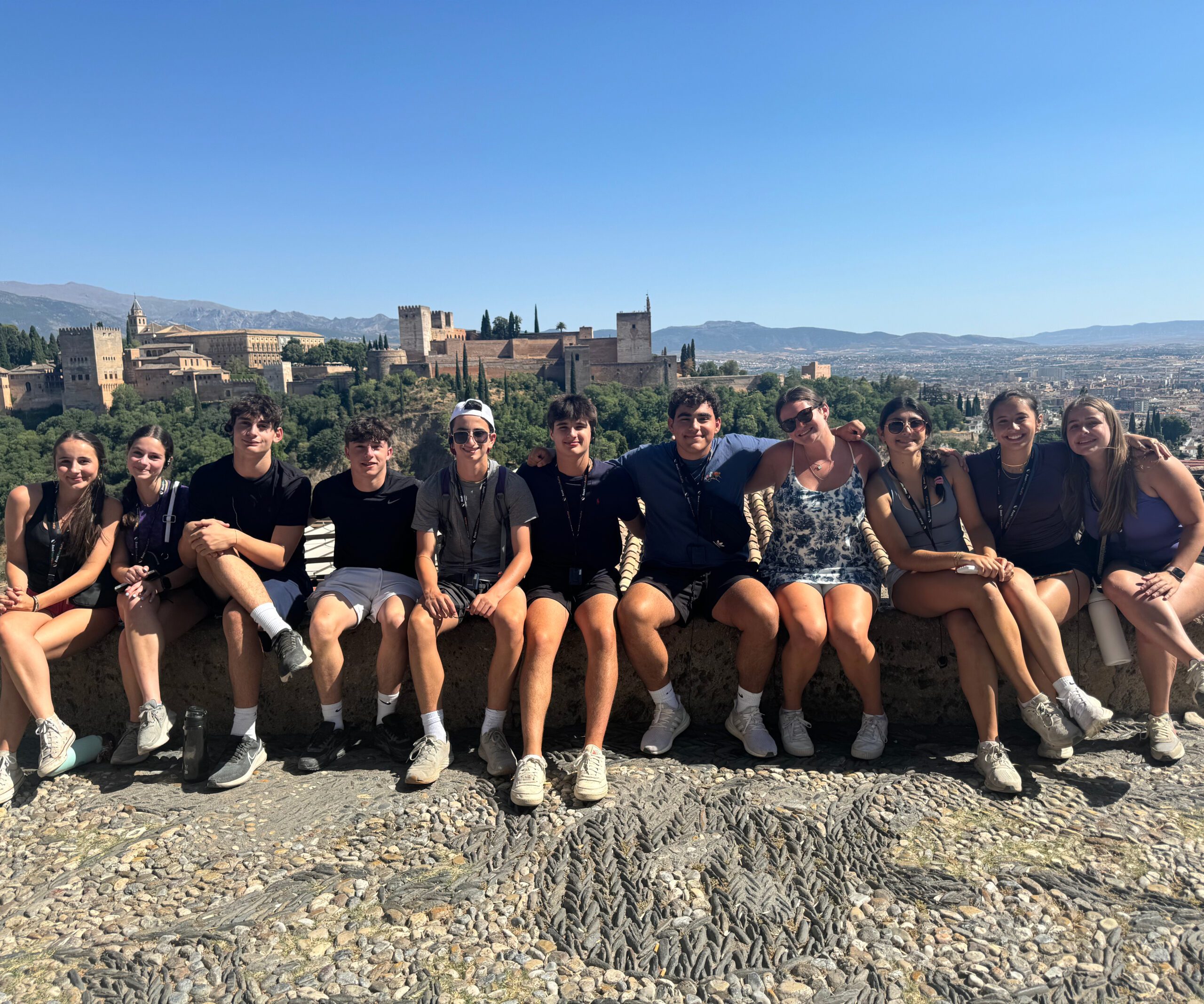 Group of people smiling outdoors
