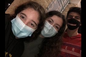 Group of people celebrating on stage