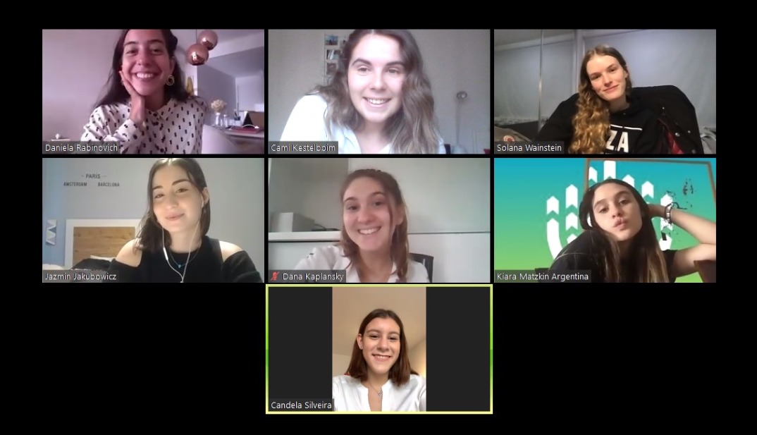 Group of people celebrating on stage