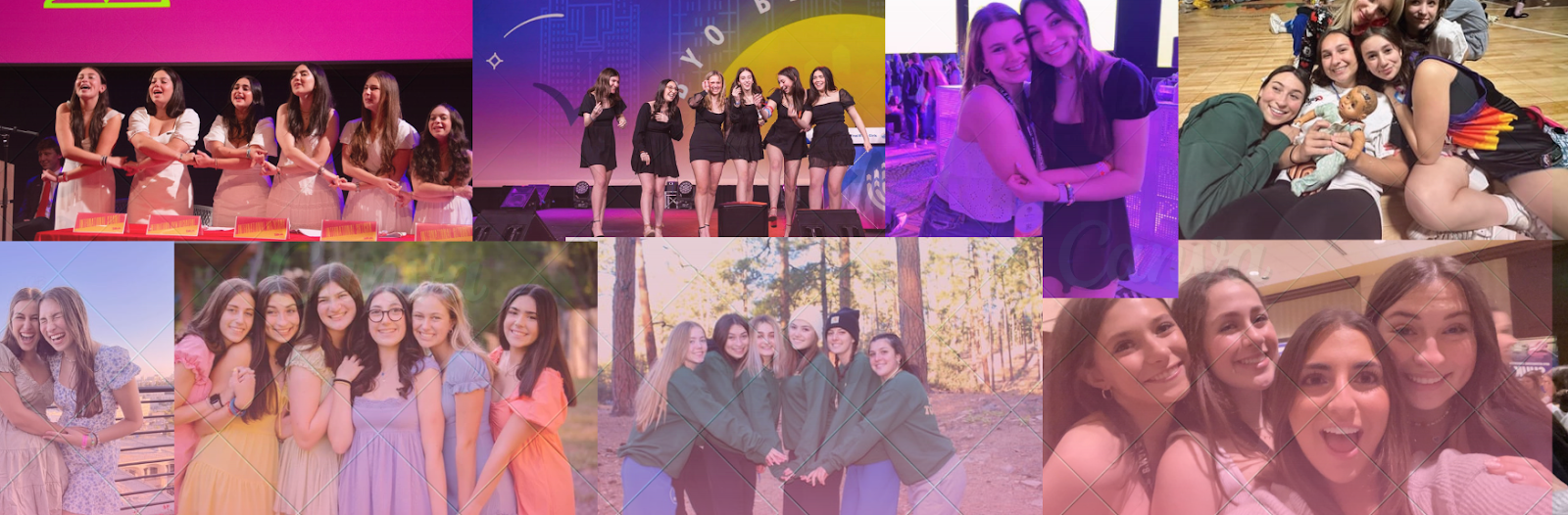 Group of people celebrating on stage