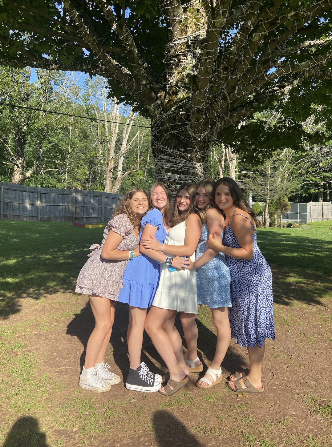 Group of people celebrating on stage