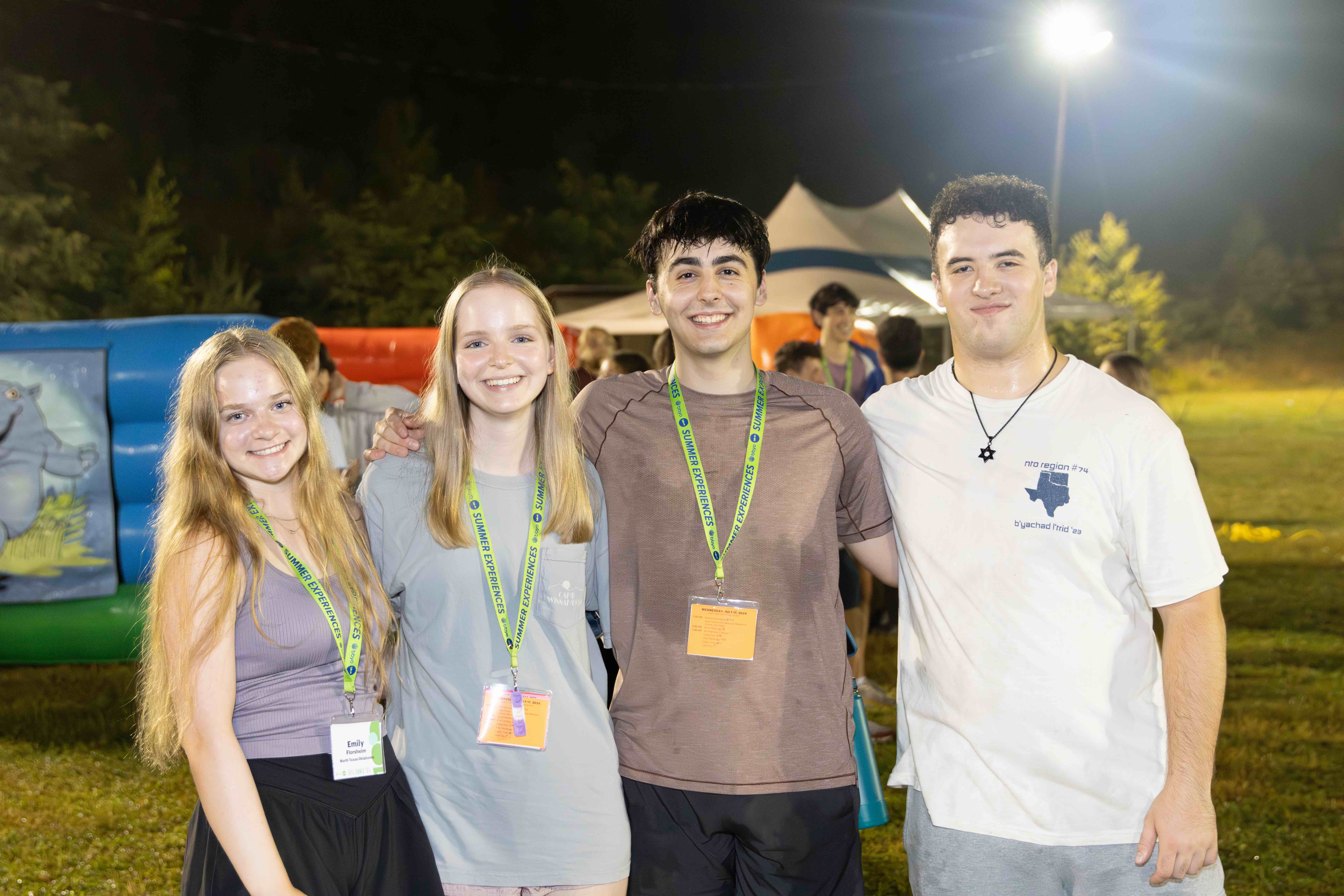 Group of people celebrating on stage