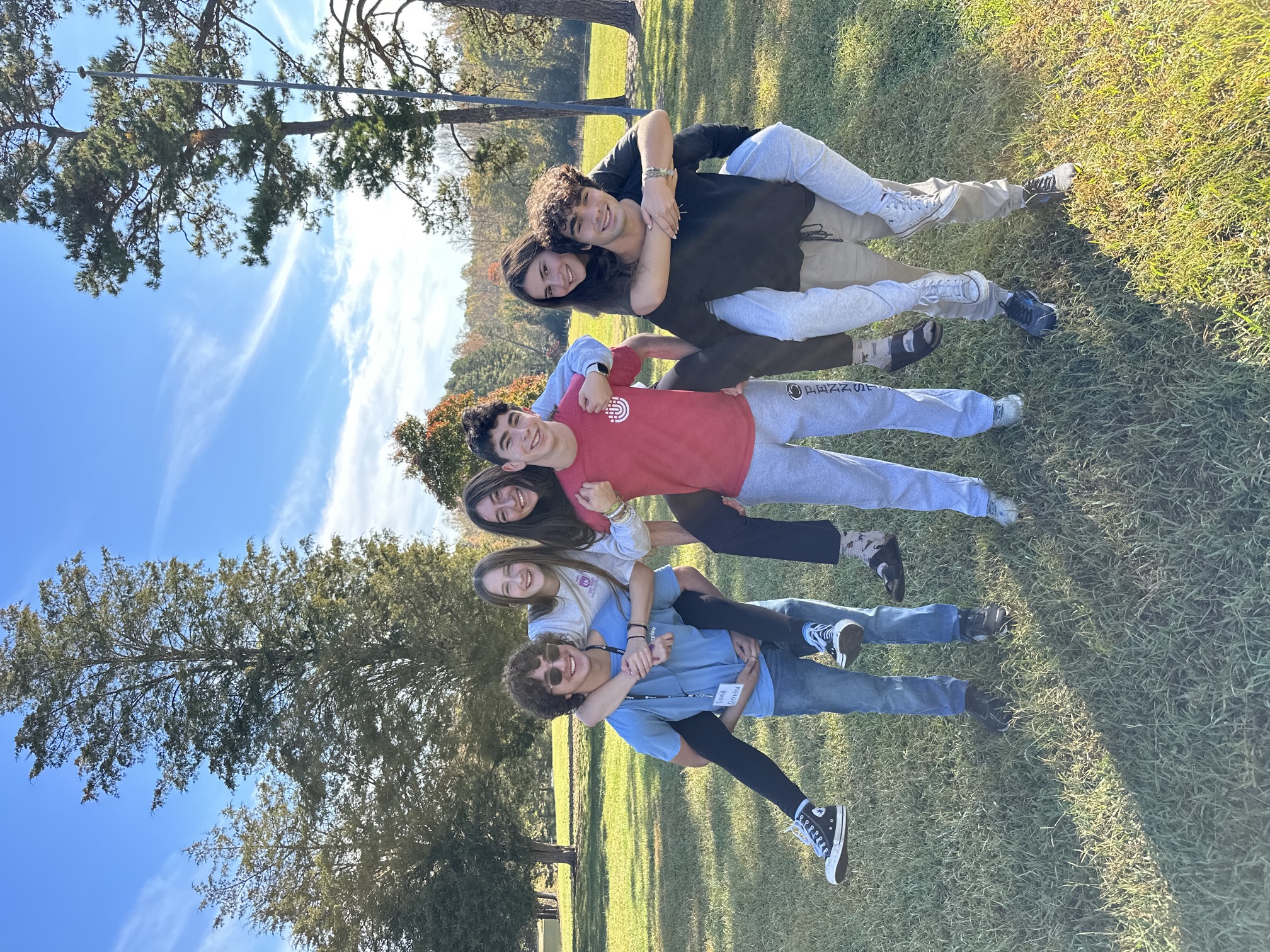 Group of people celebrating on stage