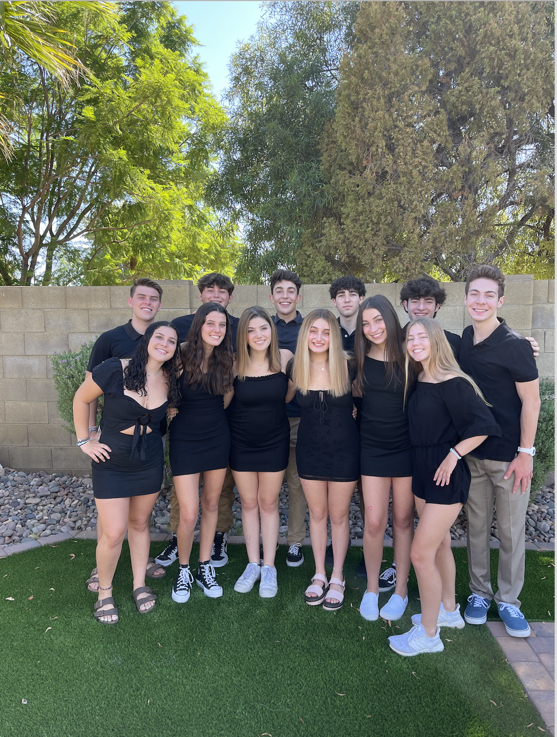 Group of people celebrating on stage