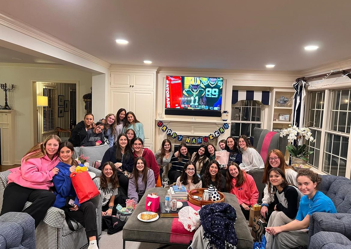 Group of people celebrating on stage