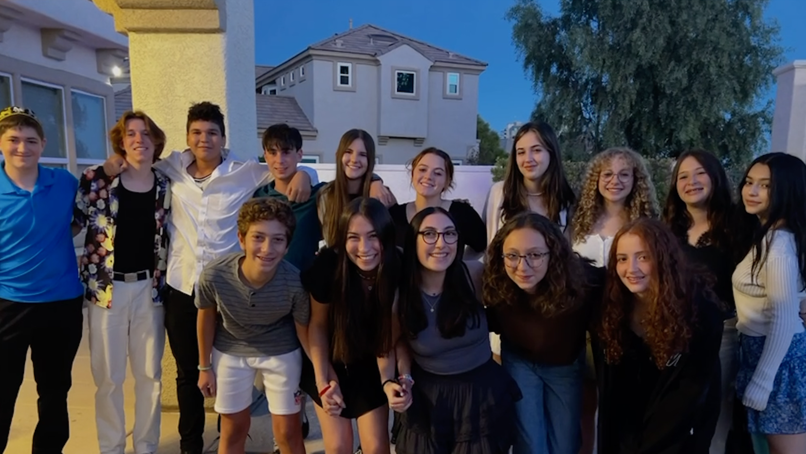 Group of people celebrating on stage