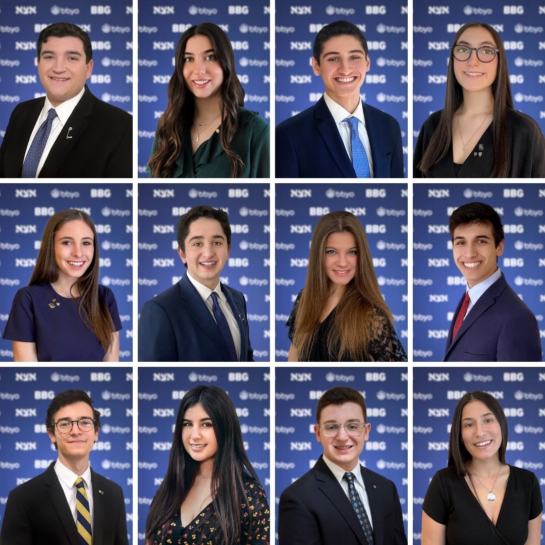 Group of people celebrating on stage