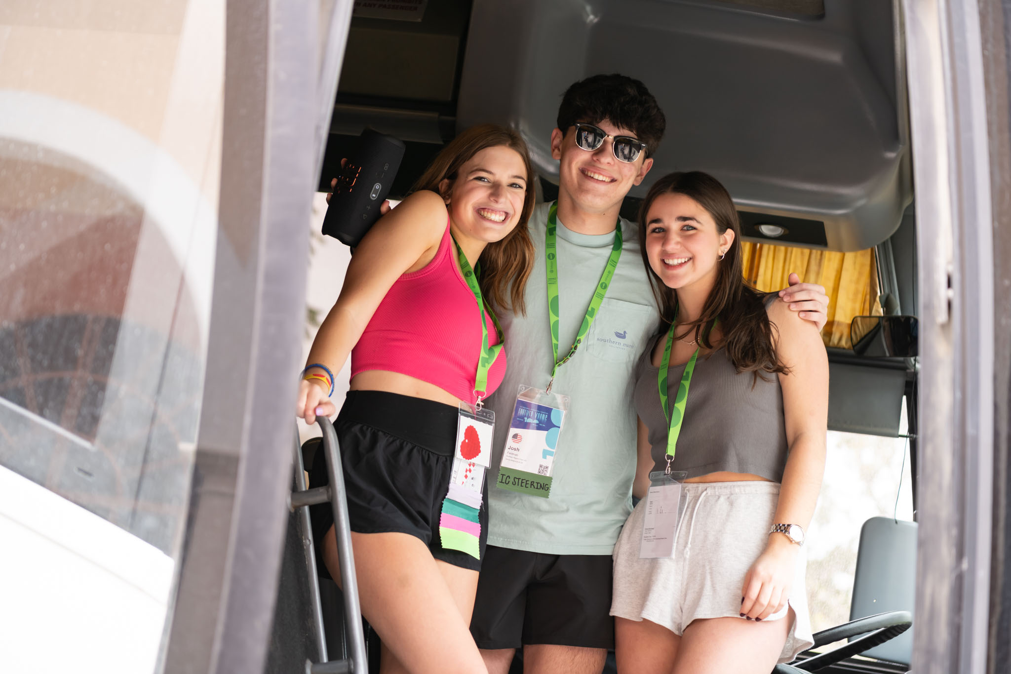 Group of people celebrating on stage