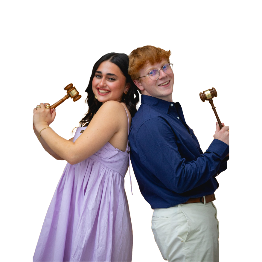 Students enjoying a summer program, standing together with name badges
