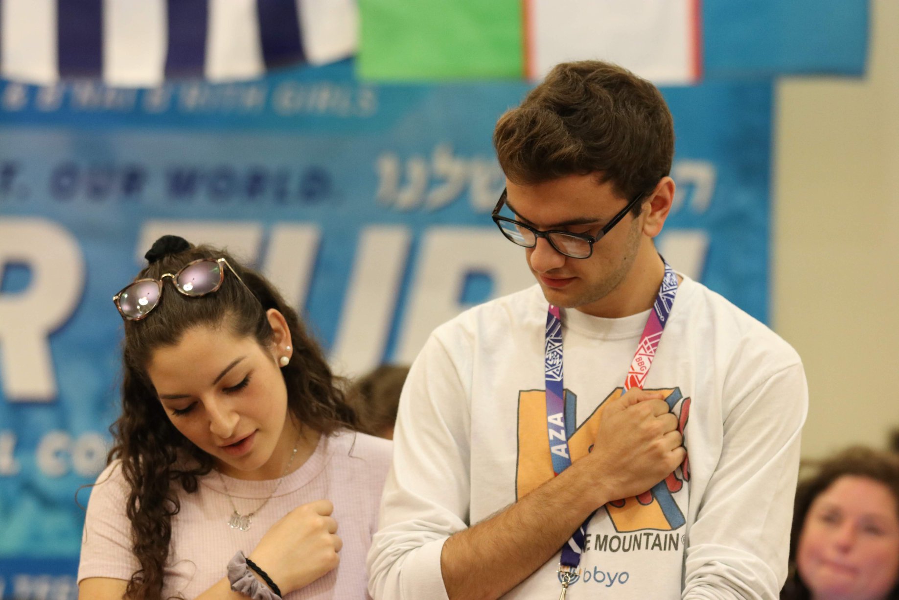 Group of people celebrating on stage